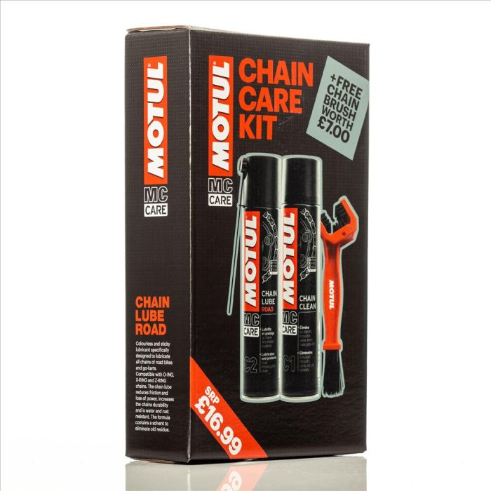 Chain Care Kit Promo Motul 450373 Box=1 Specialiteter Underhåll