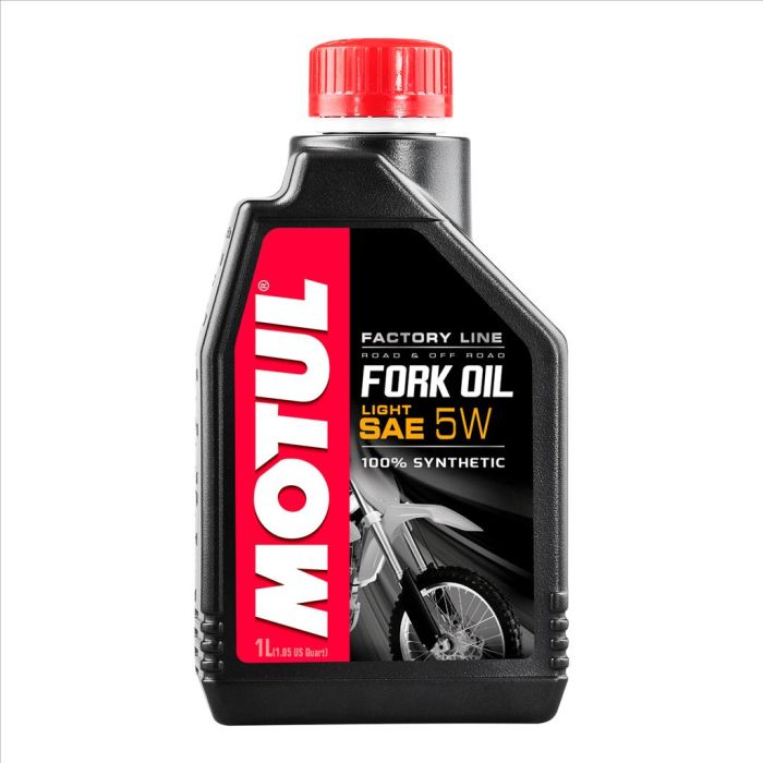 Fork Oil Fl L 5W 1 Liter Motul 450099 Box=6 Motorcykel 100% Syntetisk