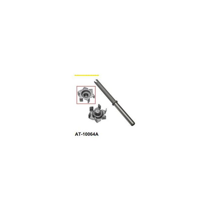 Wp Shaft + Impeller Trx420 Trx500 Bronco At-10064A 19215-Meg-300