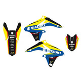 10-18 Rmz250 Dream 4 Decal Kit Blackbird 8319N Suzuki