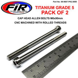 Titanium Allen Bolt M6X90 Grad 5 Ti - Pack Om 2