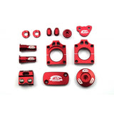 11 St Bling Kit Crf 450 Fir Cpk-102 Cnc Legering Axelblock Kappar Däckmutter