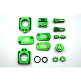 12 St Bling Kit Kawasaki 250/450 Fir Cpk-203 Cnc Legering Axelblock Kappar Däckmutter