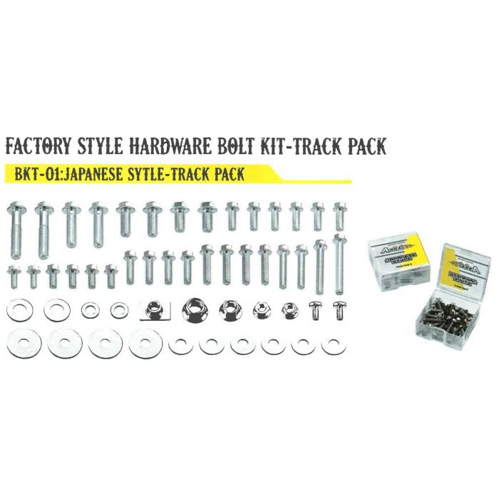 Bolt Kit Fabriksjapansk Stil Metrisk Offroad Kit Spår Pack Bkt-01