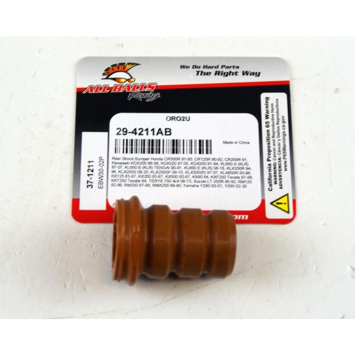 Allballs Shock Bump Stop Stop Allballs 37-1211 Honda Cr125R 90-92 Cr250R 91 Cr500R 91-93 Kawasaki Kdx200 86-06 Kdx220 97-550 Kdx250 Kdx250