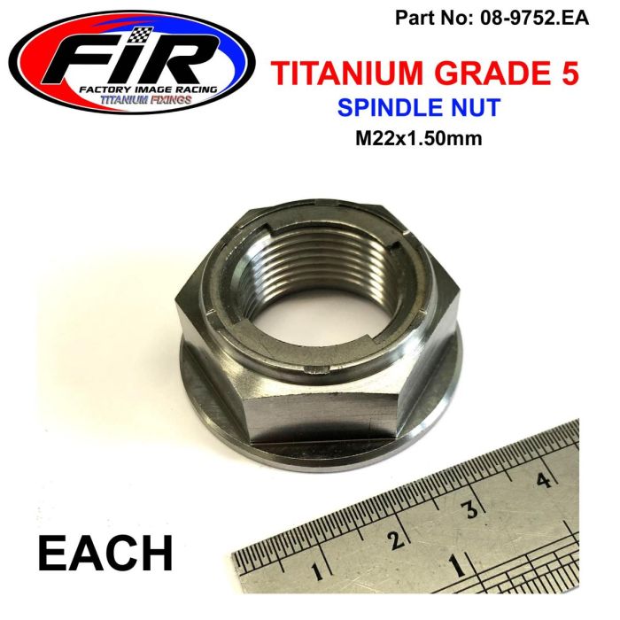 Gr5 Suzuki Bakre Spindelmutter Ti-Gr5 Insert M22X15Mm / Varje 64721-13K00