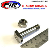 Gr5 Honda Shock Bolt Kit 1994>2021 Cr Xr Cfr Crf-R 90153-Kz4-710 90153Kz4710 - Styrning & Fjädring - Titanium