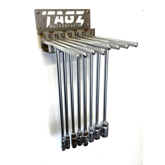 Tagz Organizer T-Bar Rack S Stål Rostfritt Stål 304 Borstad Dp1 Passar Upp Till 8 T-Bar