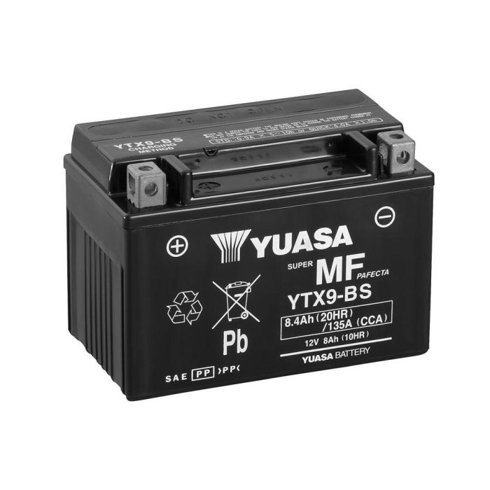 Batteri Ytx9-Bs 12V 10Ah. Tätta Landport Mb Ytx9-Bs