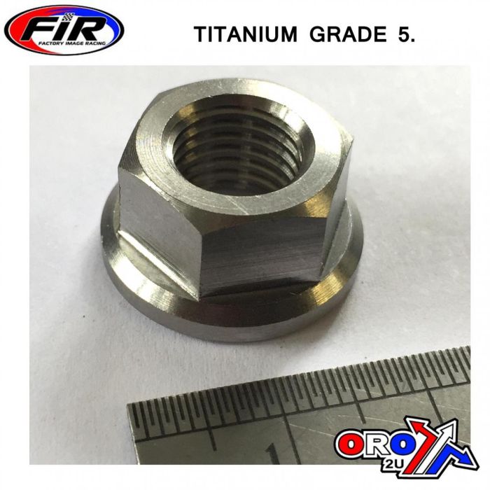 Titanium M10X1.25Mm Flänsmutter Titanium Grade 5 / Varje Ref 83-577 - Generiska Muttrar Och Bultar - Titanium