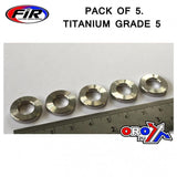 Titanium Avstånd 850X300Mm Titanium Grade 5 / Pack Om 5 - Brickor Och Distanser - Titanium