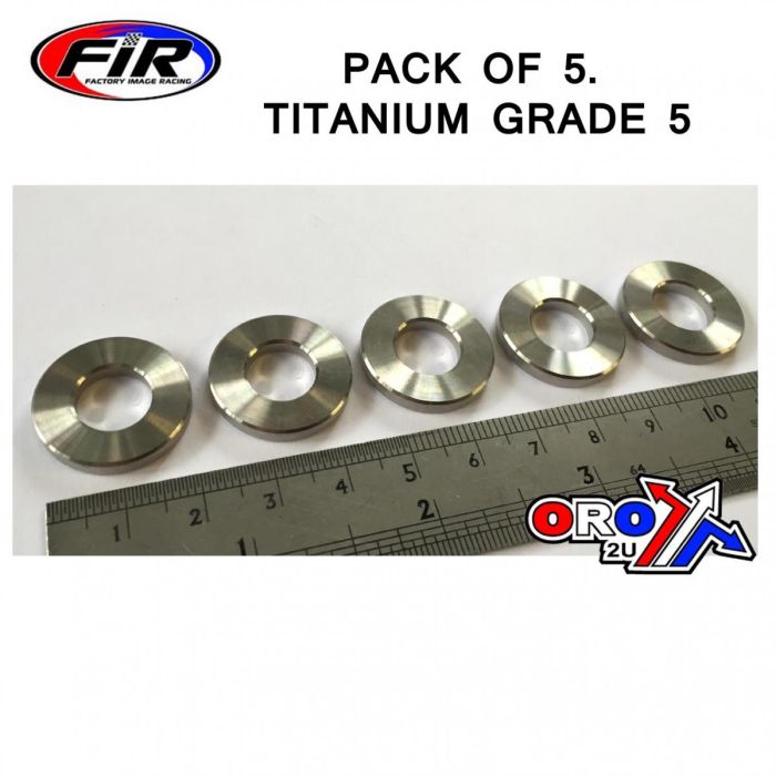 Titanium Avstånd 1050X300Mm Titanium Grade 5 / Pack Om 5 - Brickor Och Distanser - Titanium