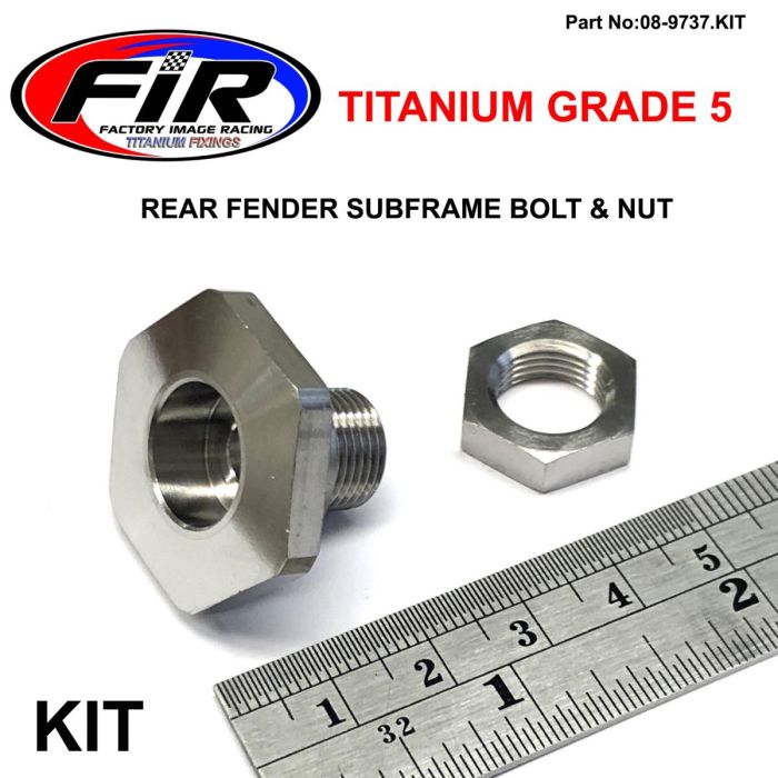 Gr5 Ktm Subram Fender Bolt Titanium Ktm Seat Bolt Kit 54807048000 & 50314057050 - Karosseri - Titanium