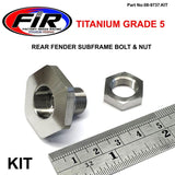 Gr5 Ktm Subram Fender Bolt Titanium Ktm Seat Bolt Kit 54807048000 & 50314057050 - Karosseri - Titanium