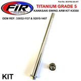 Gr5 Swing Arm Pin Kit Kx500 Kdx 33032-1137 & 92015-1407 - Styrning Och Fjädring - Titanium