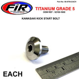 Gr5 Kickstart Bolt Kx500 92150-1800 Kx250 Kxf Factroy Image Racing - Motorbultsatser - Titanium