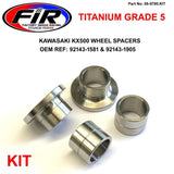 Gr5 Fw & Rw Spacer Kit Kx500 Kx 125 250 500 / 1994>2004 92143-1581 & 92143-1905