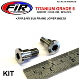 Gr5 Sub Ram Nedre Bolt Kx Allen Steg Bolt M8X19Mm (Sh9.98) 92150-1266 / 921501266 92150-1016 - Karosseri - Titanium