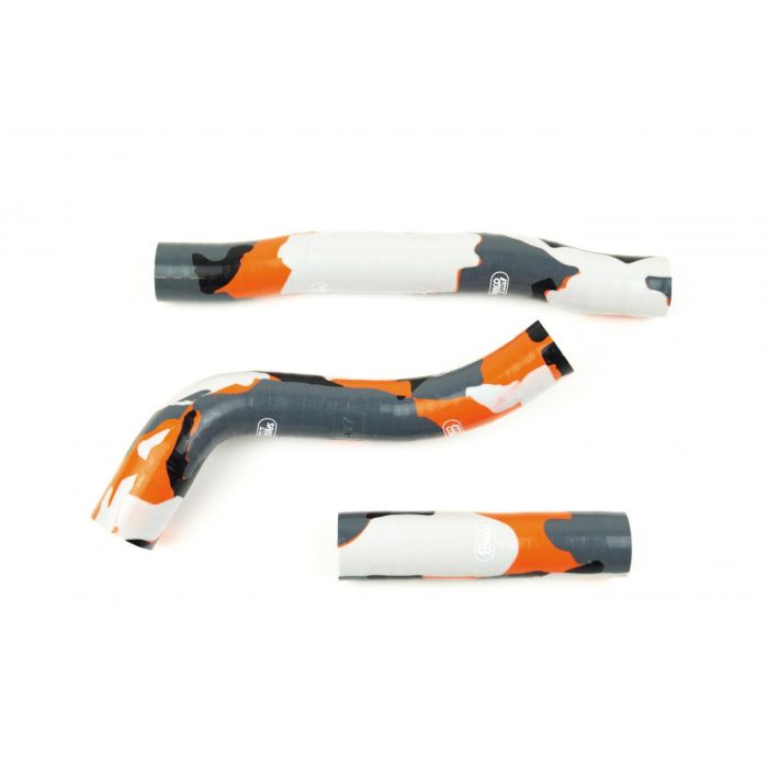 Samco Slang Kit Ktm Termostat Bypass 3 Delar Sat Solar Orange Camo Ktm-80-Sol