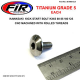 Gr5 Kick Start Bolt Kx 85 125 Oem Ref 92150-1737 92150-1673 - Styrning Och Fjädring - Titanium