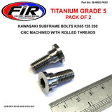 Gr5 Sub Ram Bolts Kx 65 125 92150-1839 92153-1621 Pack Om 2 - Karosseri - Titanium