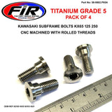 Gr5 Sub Ram Bolts Kx 65 125 92150-1839 92153-1621 Pack Om 4 - Karosseri - Titanium