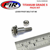 Titanium Gr5 Pivot Bolt Kit Kawasaki 92151-1103 - Broms- Och Kopplingsbultar - Titanium