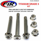 Gr5 Link Bolt Kx125 250 06>2008 92153-0429 / 92153-0407 / 92015-1401 Titanium Factroy Image Racing - Generiska Muttrar Och Bultar - Titanium