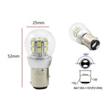 Led-Lampa 6V 12V 21W 5W Varje Bay15D-1157 P21/5W