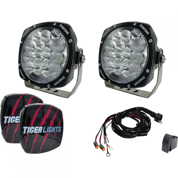 Tiger Lights - Dual Led Spot Light Kit 8" 12/24V Mojave Tlm8-Kit