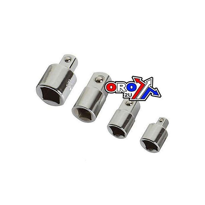 Uttagadapter 4Pc Expanderande Silverline 793755