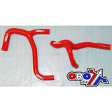 Hose Y Kit/2 Crf450F 03-04 Silikon Radiator Röd