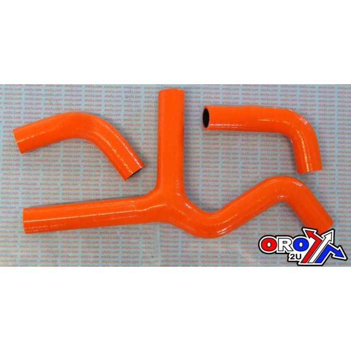 Slangkit/3 400-560 Ktm 4Stroke Silikonkylare Orange