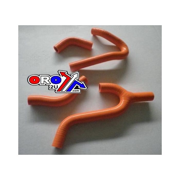 Slang Kit/3 Ktm 250 98-02 Kit/4 Silikon Radiator Orange