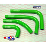 Slangsats Kawasaki Kxf 250 17 Silikonradiator Grön Irod 010102