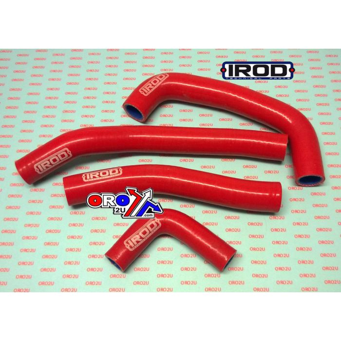 Slangkit Honda Crf 450 17-20 Silikonradiator Röd Irod 010101