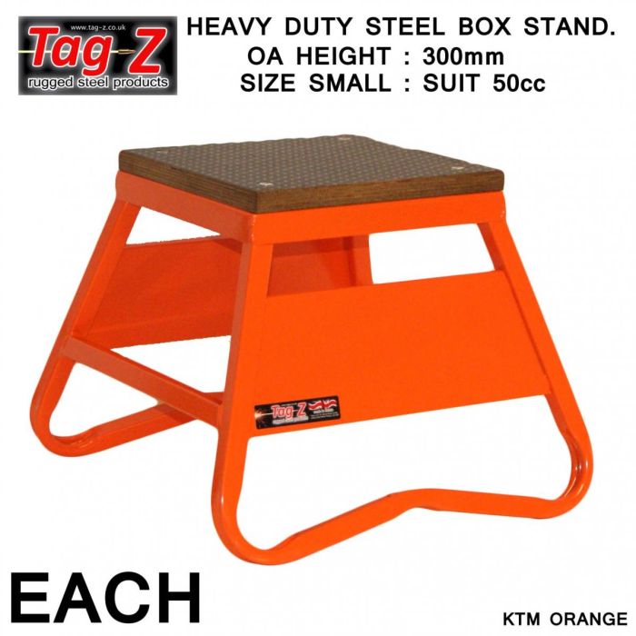 Heavy Duty Stål Låda Ställ Mx Liten / 300 Mm Hög Mx Ställ Orange