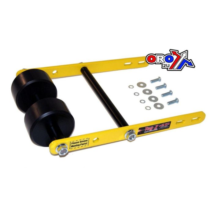 Wheelie Bar 2 Roller Tag-Z Yellow Atv Quad Wheelie Saver/Catch 34Kg Storlek 34X22X7Cm