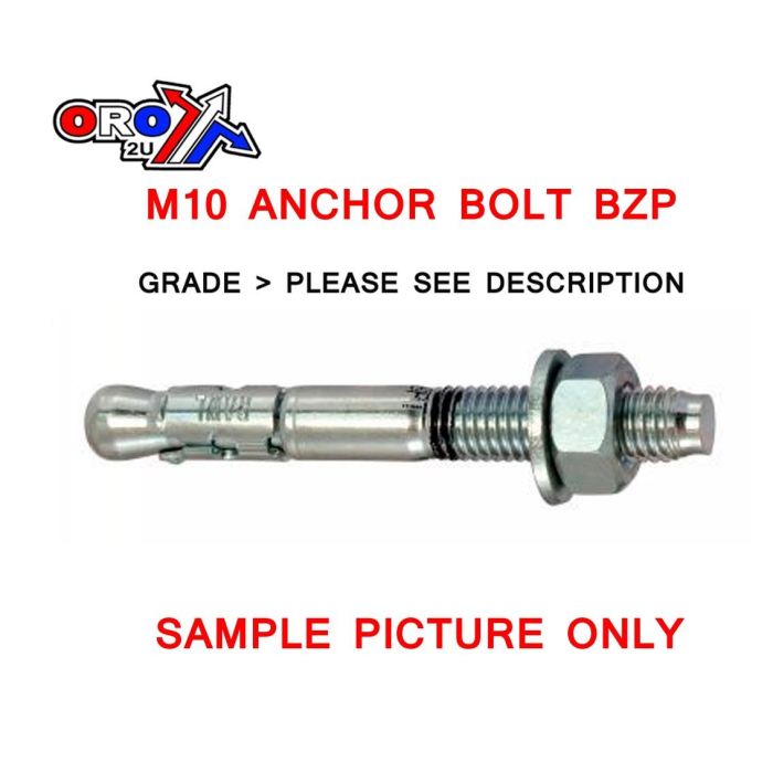 M10X70 Ankerbult Bzp Varje