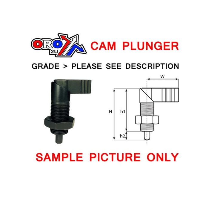 10Mm Cam Plunger Bs M20X1.5 491238 Cam Plunger Bs 10Mm