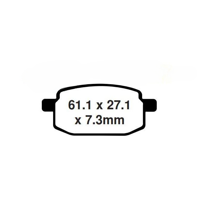 Bromsbelägg Std Fa169 Ebc