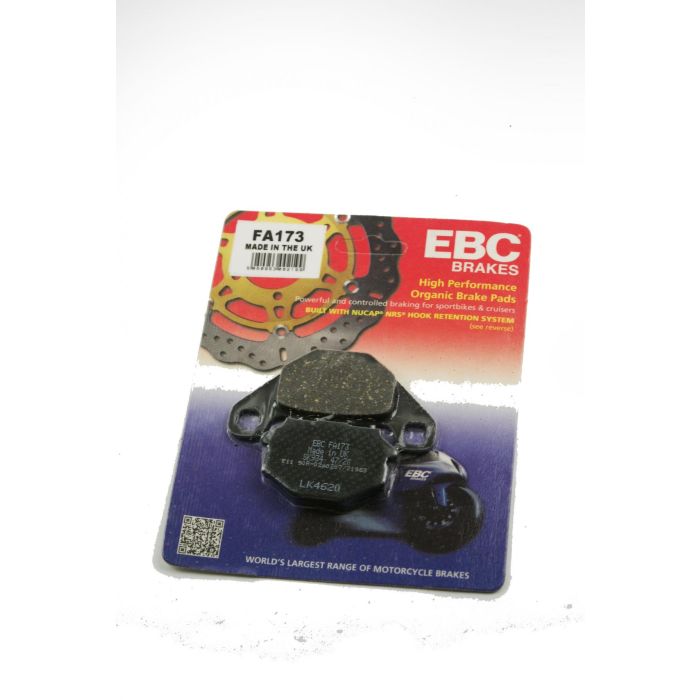 Bromsbelägg Std Kevlar Organic Ebc Fa173 Semi-Metal Black