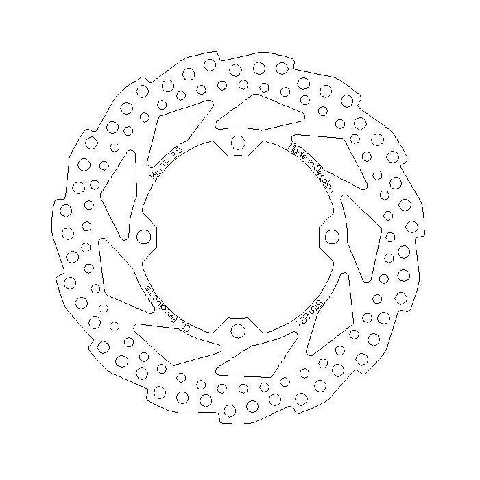 Skivbroms Fram Kx Kxf Cc Cross-Center 5100-224