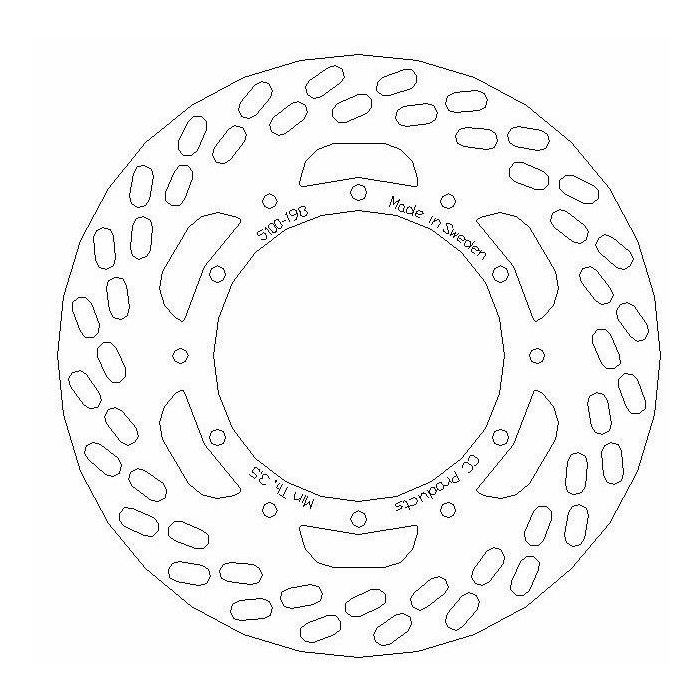 Skivbroms Frontktm 85-87 Cross-Center Produkt 5100-198