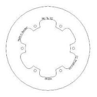 Skivbroms Bak Rm/Drz Solid Cross-Center Produkt 5100-43