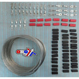 25'-Kit Batteri Kabel Clear Ring Terminaler Allballs 79-3303-1