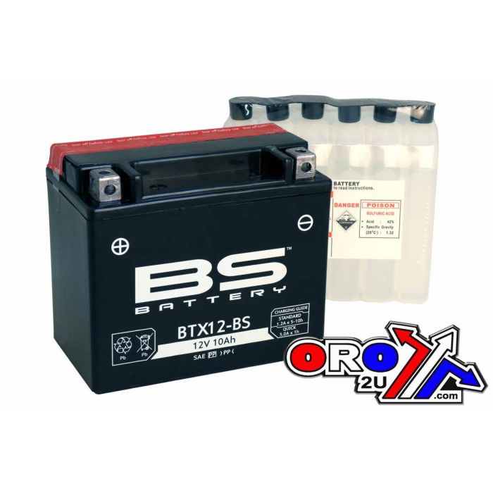 Batteri Ytx12-Bs Ma.Free Bs Bs Underhållsfri Btx12-Bs 300603 Bs-Btx12-Bs