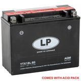 Batteri Ltx18L-Bs 12V 20Ah. Landport Underhållsfri Agm Ytx18L-Bs