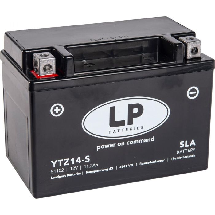 Batteri Ltz14-S 12V Tätta Landport112Ah. 51102 Ytz14S / Ytz14Bs Mb Ytz14-S Ms Ltz14-S