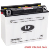 Batteri L50N18La2 12V 20Ahr Landhamn Med Syrapack Väg Mc Ma Y50N18L-A2 Md L50N18La2